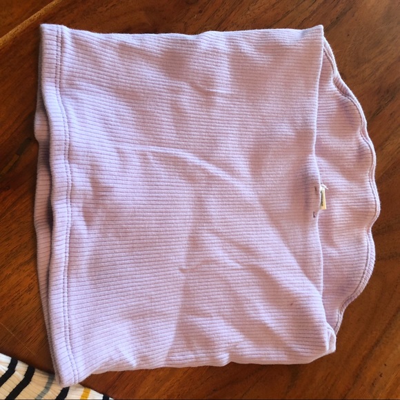 Garage Set of 2 Tube Tops. Lavender purple and multi striped. Size small. - Picture 2 of 4